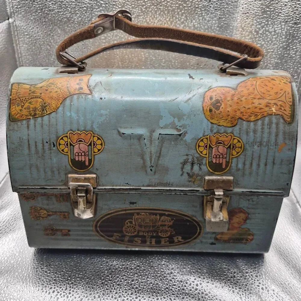 Vintage domed lunch box